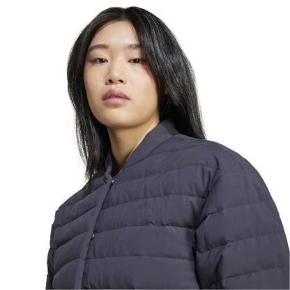 Black - Pack Shot - Adidas Womens-Ladies Helionic Light Padded Jacket