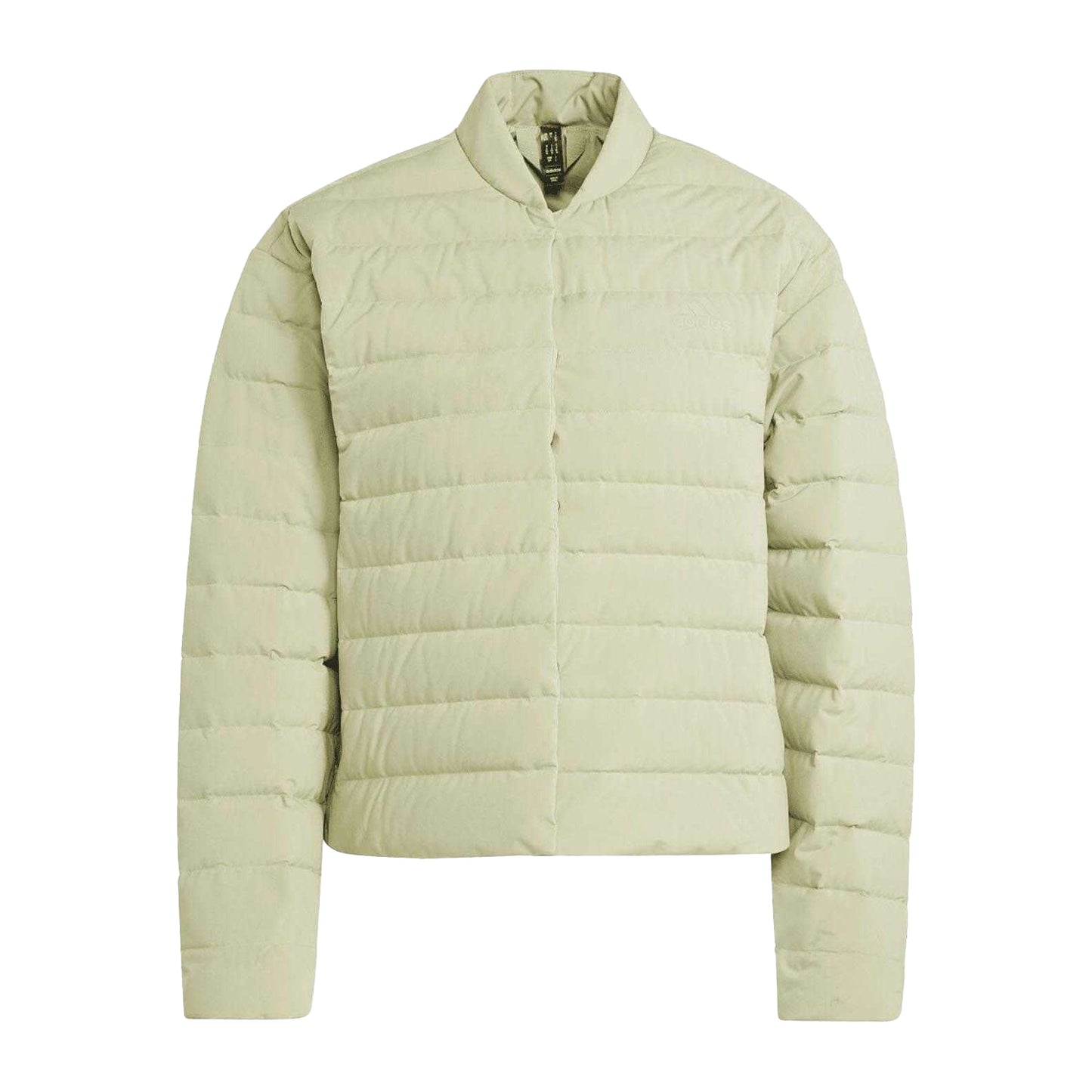 Green - Front - Adidas Womens-Ladies Helionic Light Padded Jacket