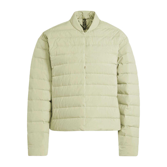 Green - Front - Adidas Womens-Ladies Helionic Light Padded Jacket