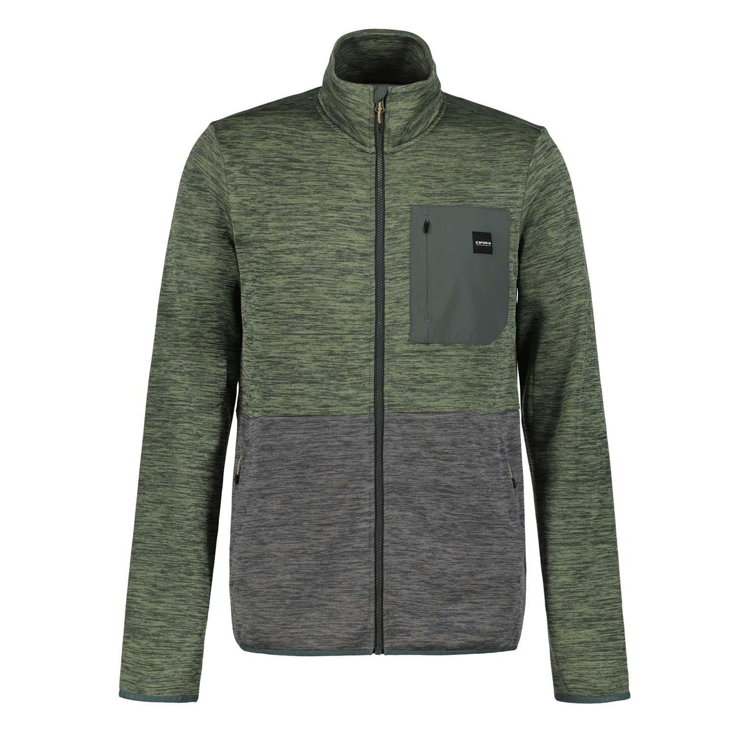 Green - Front - Icepeak Mens Magness Full Zip Fleece Jacket
