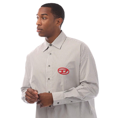 Green - Side - Diesel Mens S-Douber Shirt