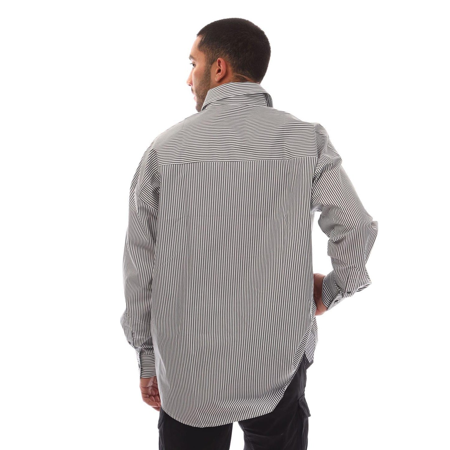Black - Back - Diesel Mens S-Douber Shirt