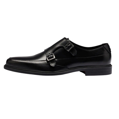 Black - Lifestyle - Hugo Mens Kerr Monk Cow Leather Shoes