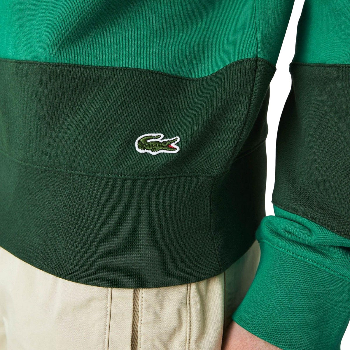 Green - Lifestyle - Lacoste Mens Tennis Crew Neck Sweatshirt