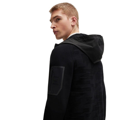 Black - Lifestyle - Boss Mens Modak Full Zip Hoodie
