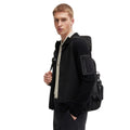 Black - Side - Boss Mens Modak Full Zip Hoodie