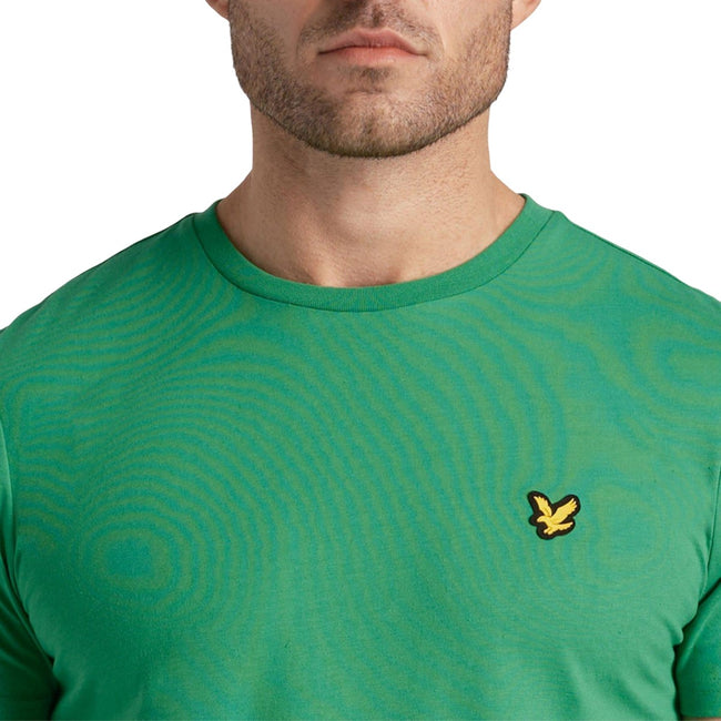 Green - Side - Lyle & Scott Mens Martin T-Shirt