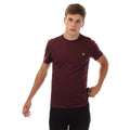 Burgundy - Front - Lyle & Scott Mens Martin T-Shirt