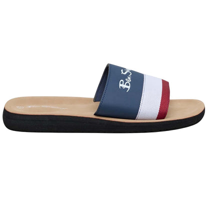Blue-White-Red - Back - Ben Sherman Mens Ormond Slides
