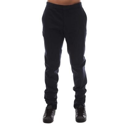 Dark Blue - Front - Boss Mens T-Banson1 Trousers