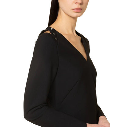 Black - Side - Boss Womens-Ladies Dariva Casual Dress