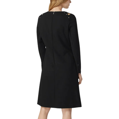 Black - Back - Boss Womens-Ladies Dariva Casual Dress