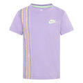 Purple - Front - Nike Girls Happy Camper T-Shirt