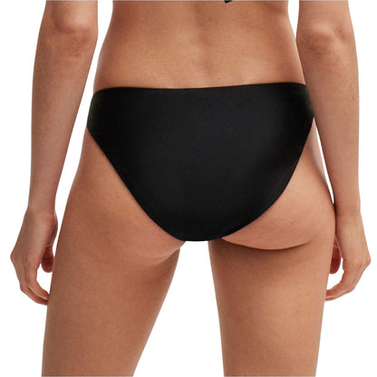 Black - Back - Boss Womens-Ladies Monogram Lined Bikini Bottoms