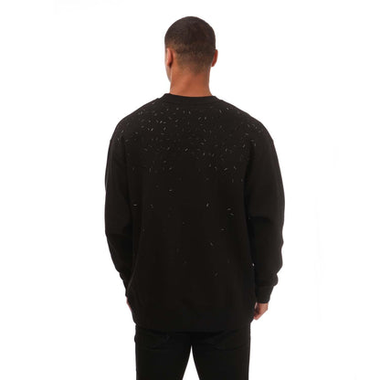 Black - Back - Armani Mens Sweatshirt