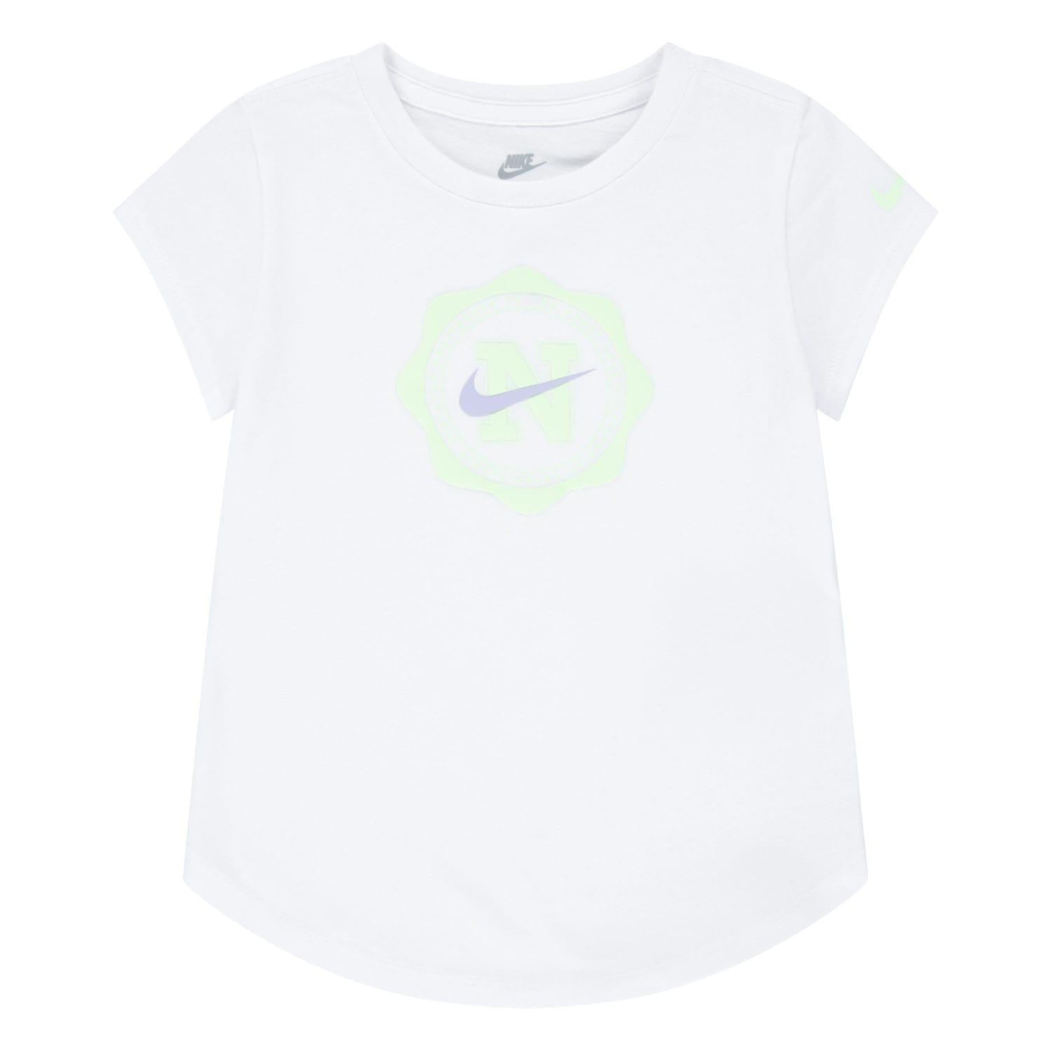 White - Front - Nike Girls Prep In Your Step T-Shirt