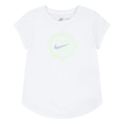 White - Front - Nike Girls Prep In Your Step T-Shirt