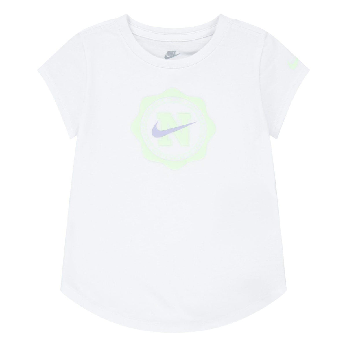 White - Front - Nike Girls Prep In Your Step T-Shirt