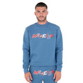 Blue - Front - Mercier Mens Anonymous Crew Neck Sweatshirt