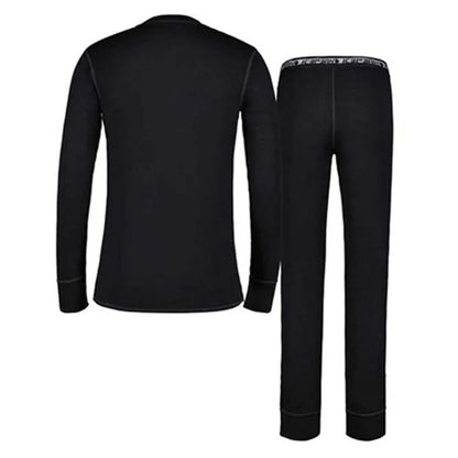 Black - Back - Icepeak Womens-Ladies Iveye Base Layer Set