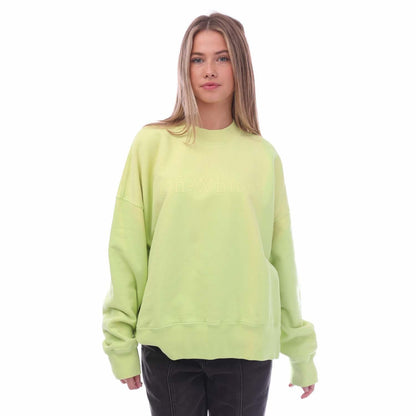 Yellow - Front - Off-White Womens-Ladies Laundry Over Crew Neck Sweatshirt