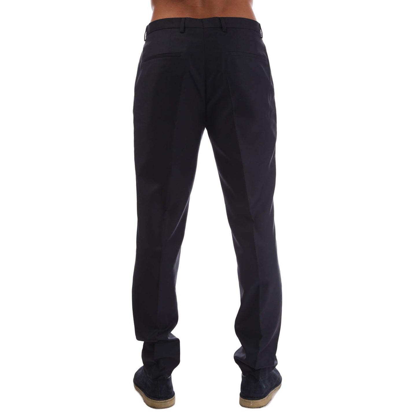 Dark Blue - Back - Hugo Boss Mens Simmons212 Trousers