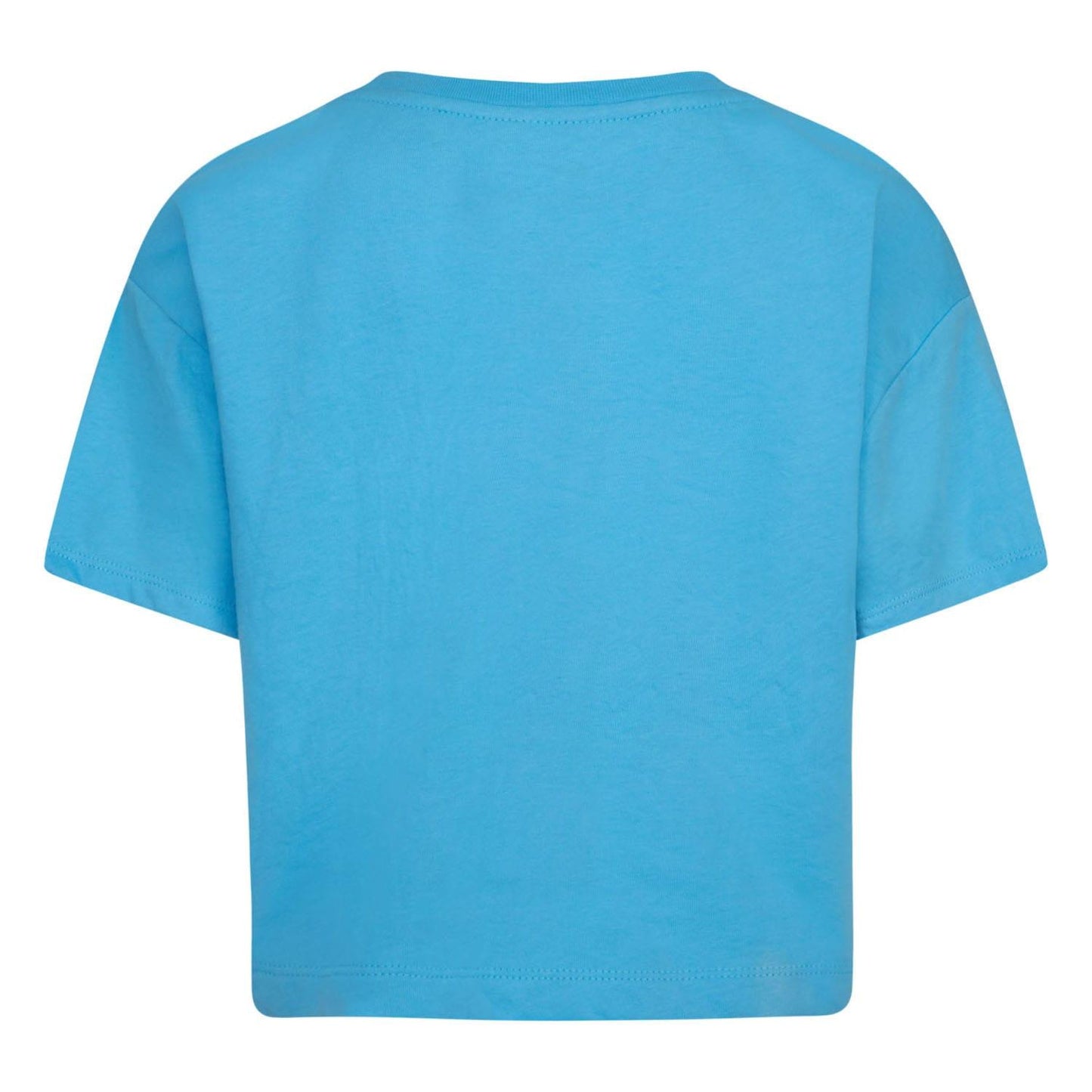 Blue-Pink - Back - Nike Girls Futura Digital Print T-Shirt