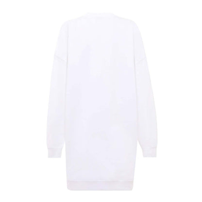 White - Back - Diesel Mens D-Robbie-Div Oversized Sweatshirt