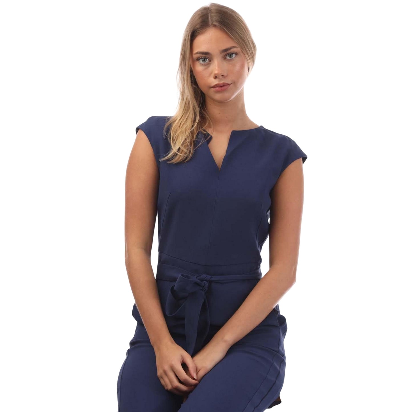 Dark Blue - Lifestyle - Boss Womens-Ladies Dimpa1 Jumpsuit