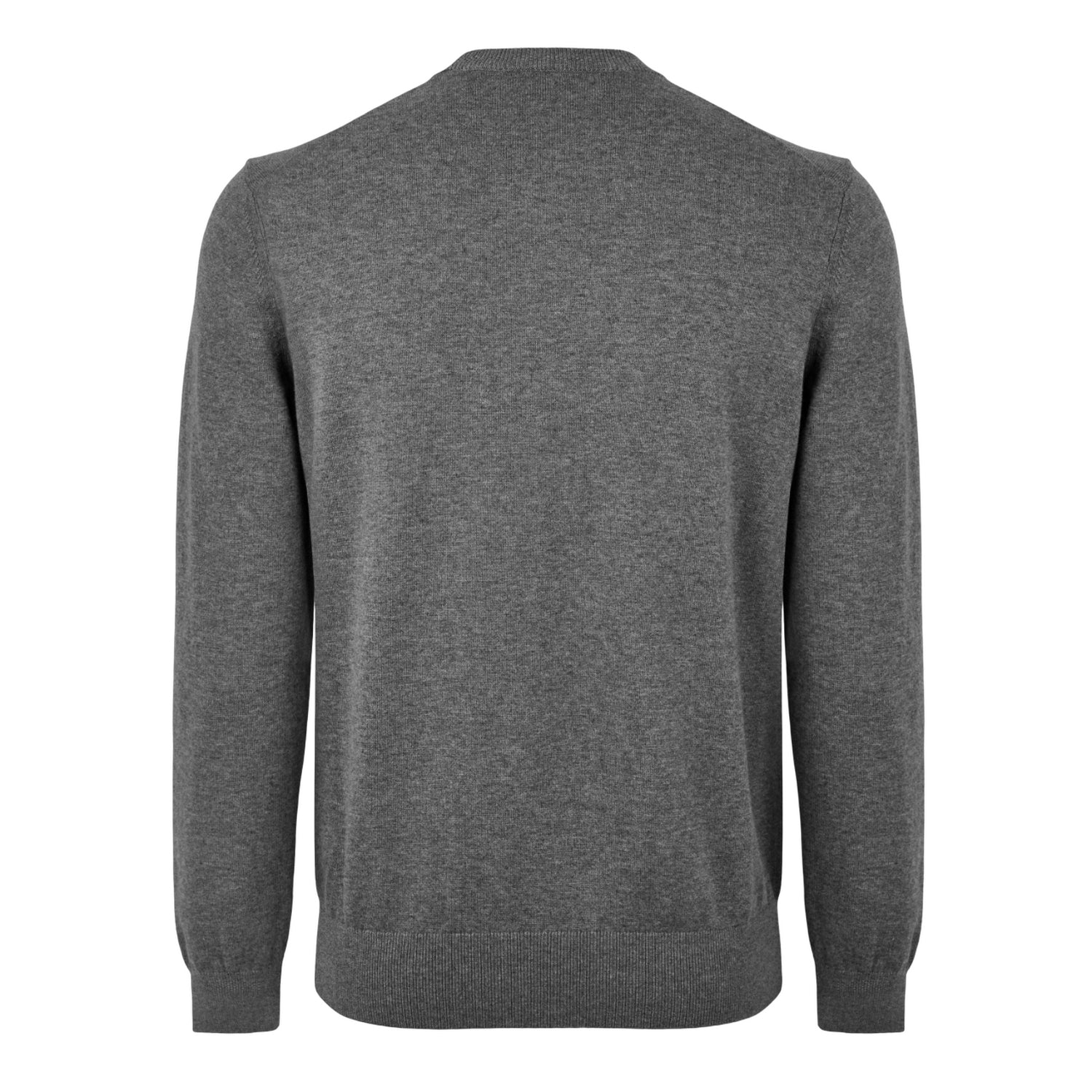 Light Grey - Back - Hugo Boss Mens Kanovano Cotton Cashmere Sweatshirt