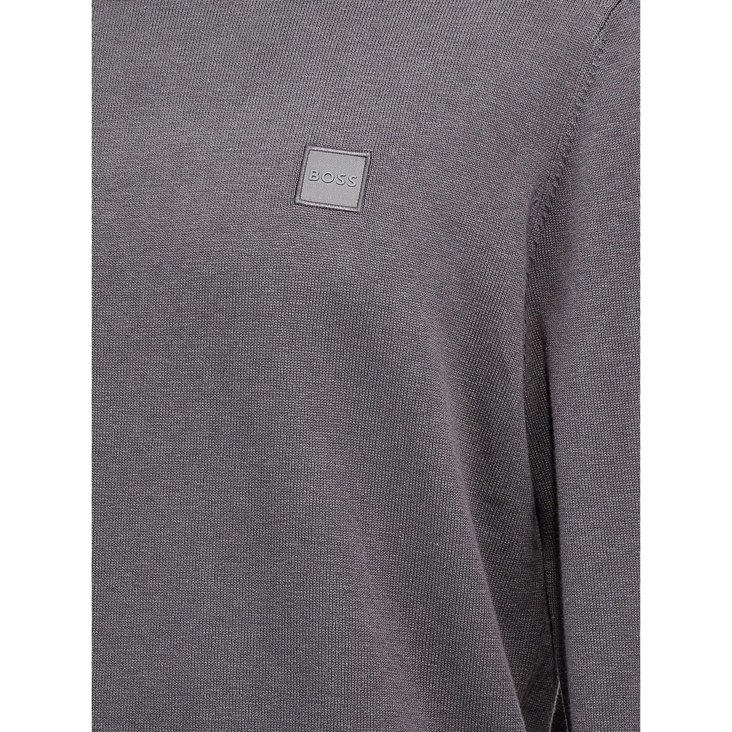 Light Grey - Lifestyle - Hugo Boss Mens Kanovano Cotton Cashmere Sweatshirt