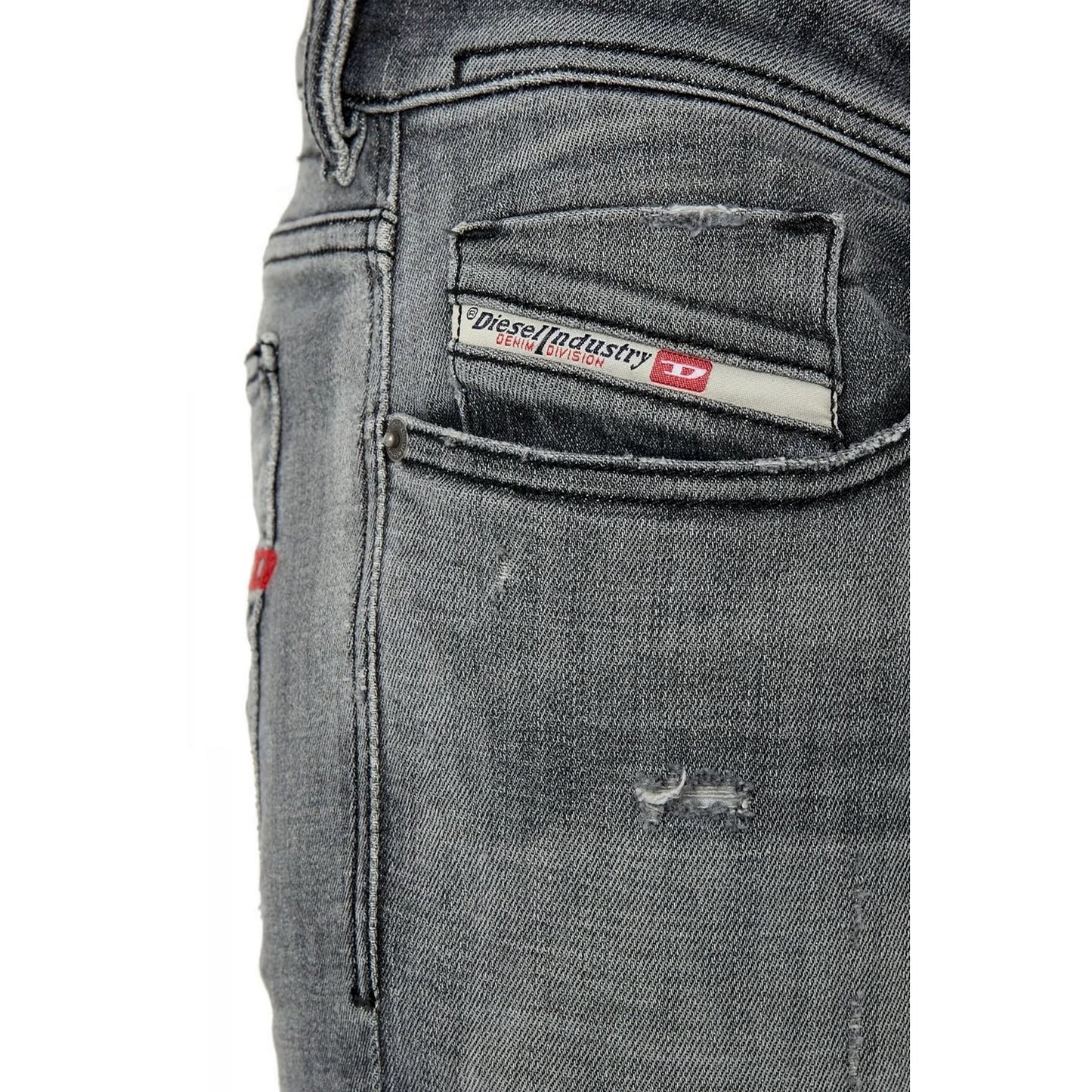 Black-Grey - Lifestyle - Diesel Mens 1979 Sleenker Low Rise Skinny Jeans