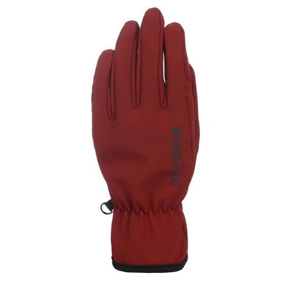 Red - Front - Icepeak Unisex Adult Hustonville Gloves
