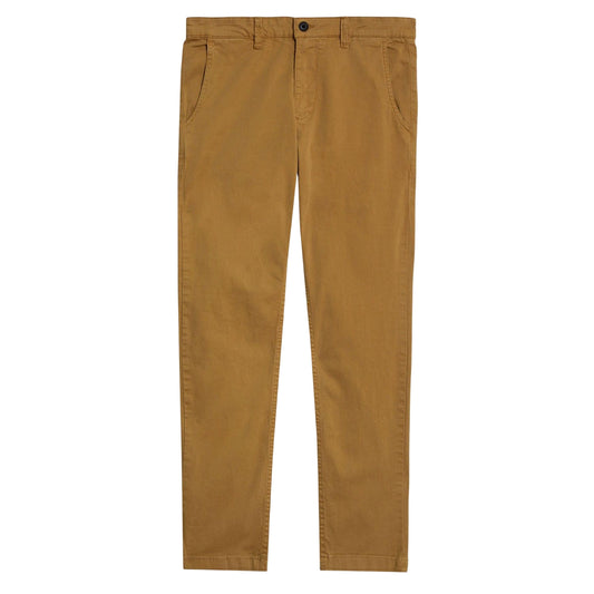Beige - Front - Lyle & Scott Mens Straight Leg Chinos