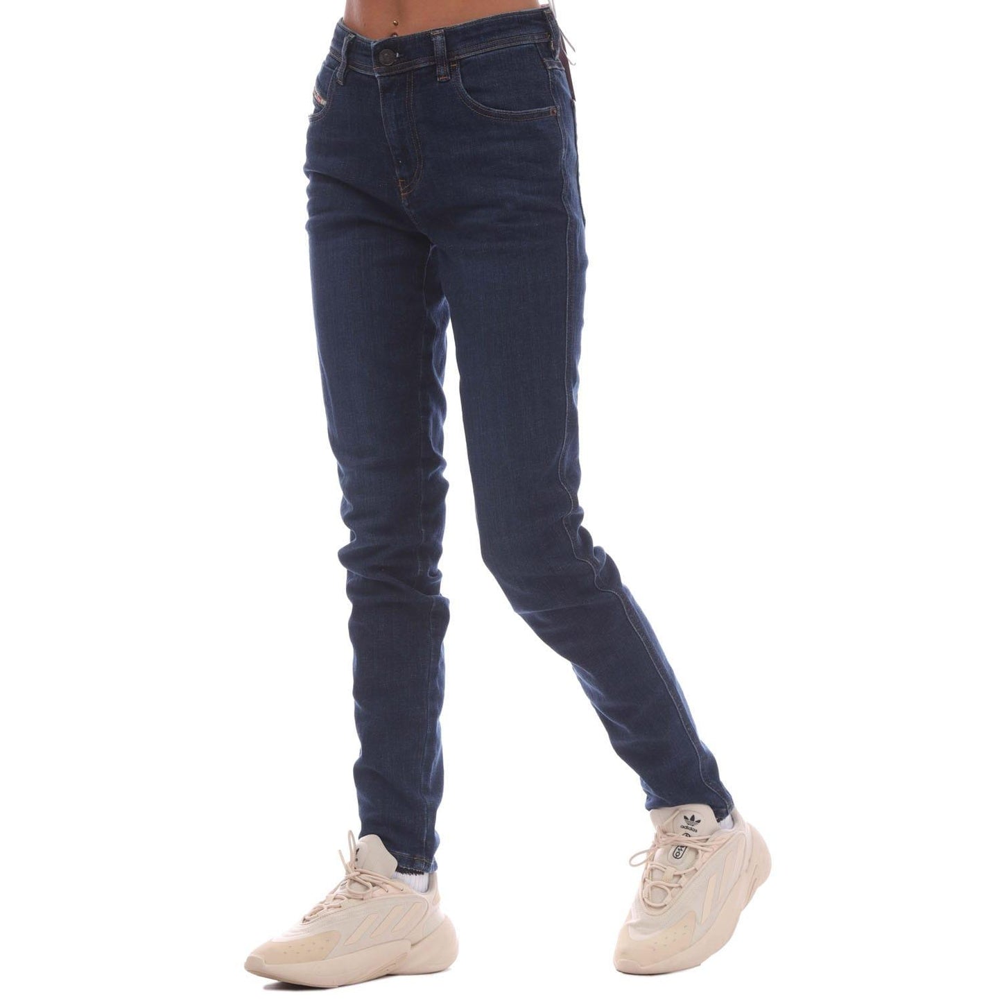 Denim - Side - Diesel Mens 2015 Babhila Skinny Jeans