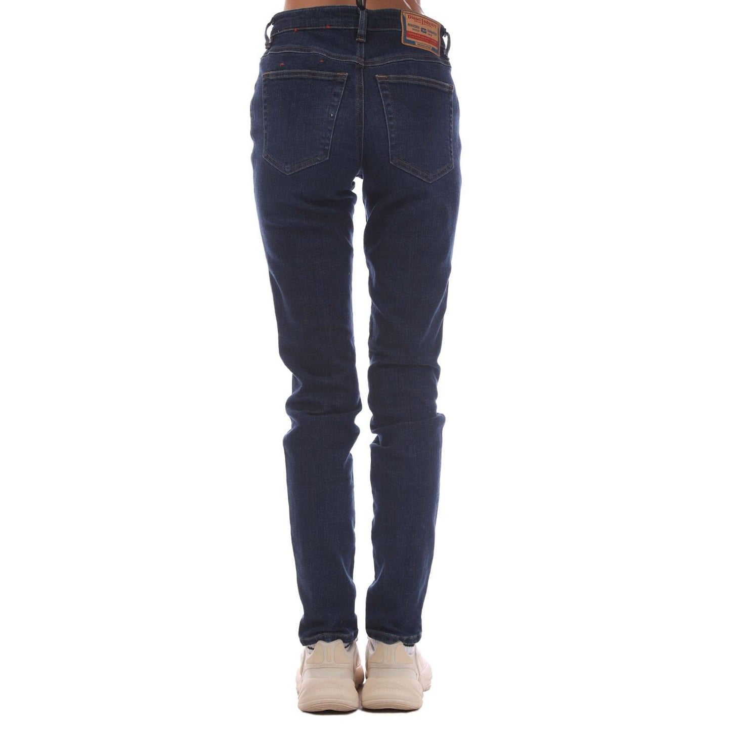 Denim - Back - Diesel Mens 2015 Babhila Skinny Jeans