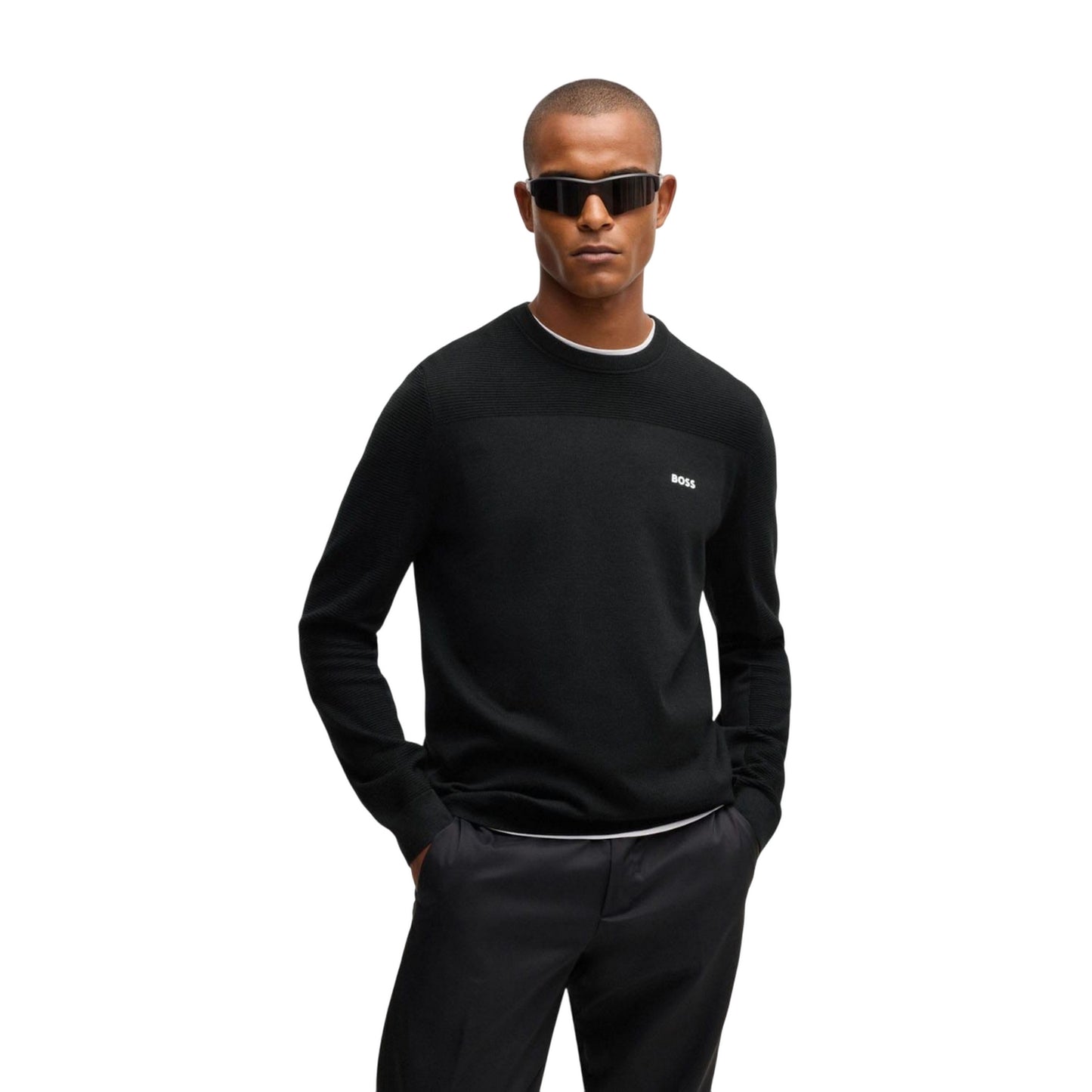 Black - Lifestyle - Boss Mens Momentum-X Sweatshirt
