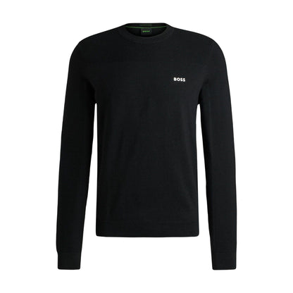 Black - Front - Boss Mens Momentum-X Sweatshirt