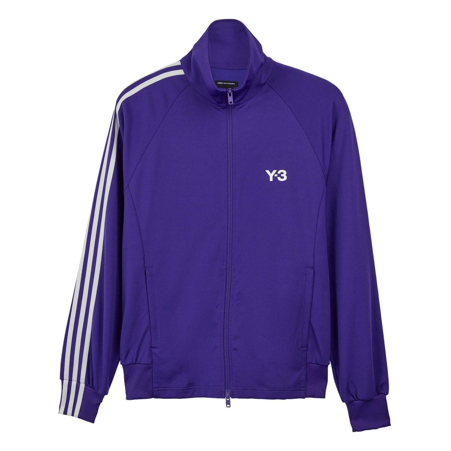 Purple - Front - Y-3 Mens 3 Stripes Track Top