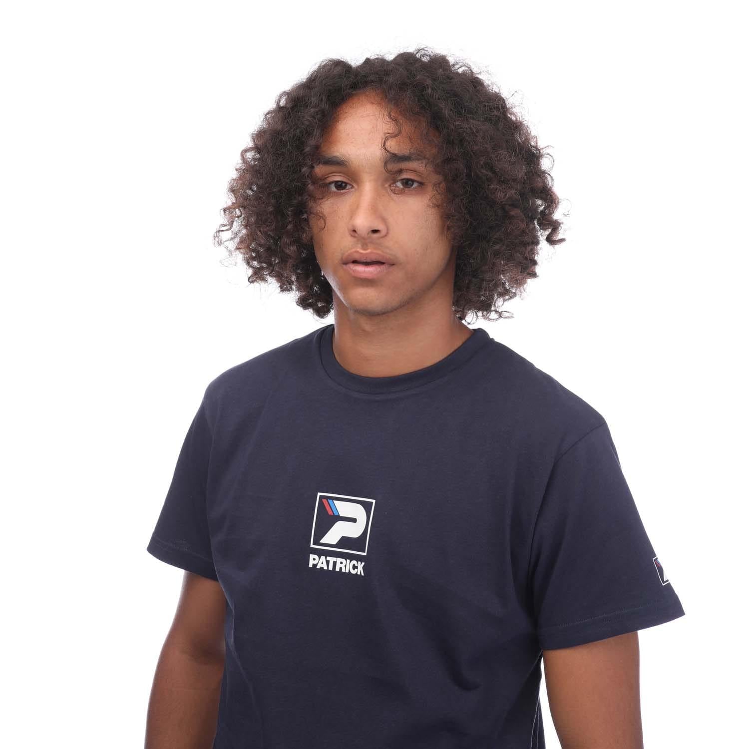 Navy - Side - Patrick Mens Joe T-Shirt