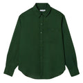 Green - Front - Lacoste Womens-Ladies Flowing Lyocell Oversized Shirt