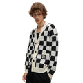 Natural - Lifestyle - Hugo Mens Skeeches Checked Cardigan