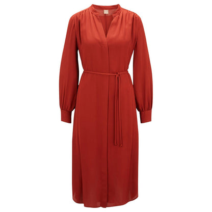 Red - Front - Boss Womens-Ladies Dibanora 6 Casual Dress