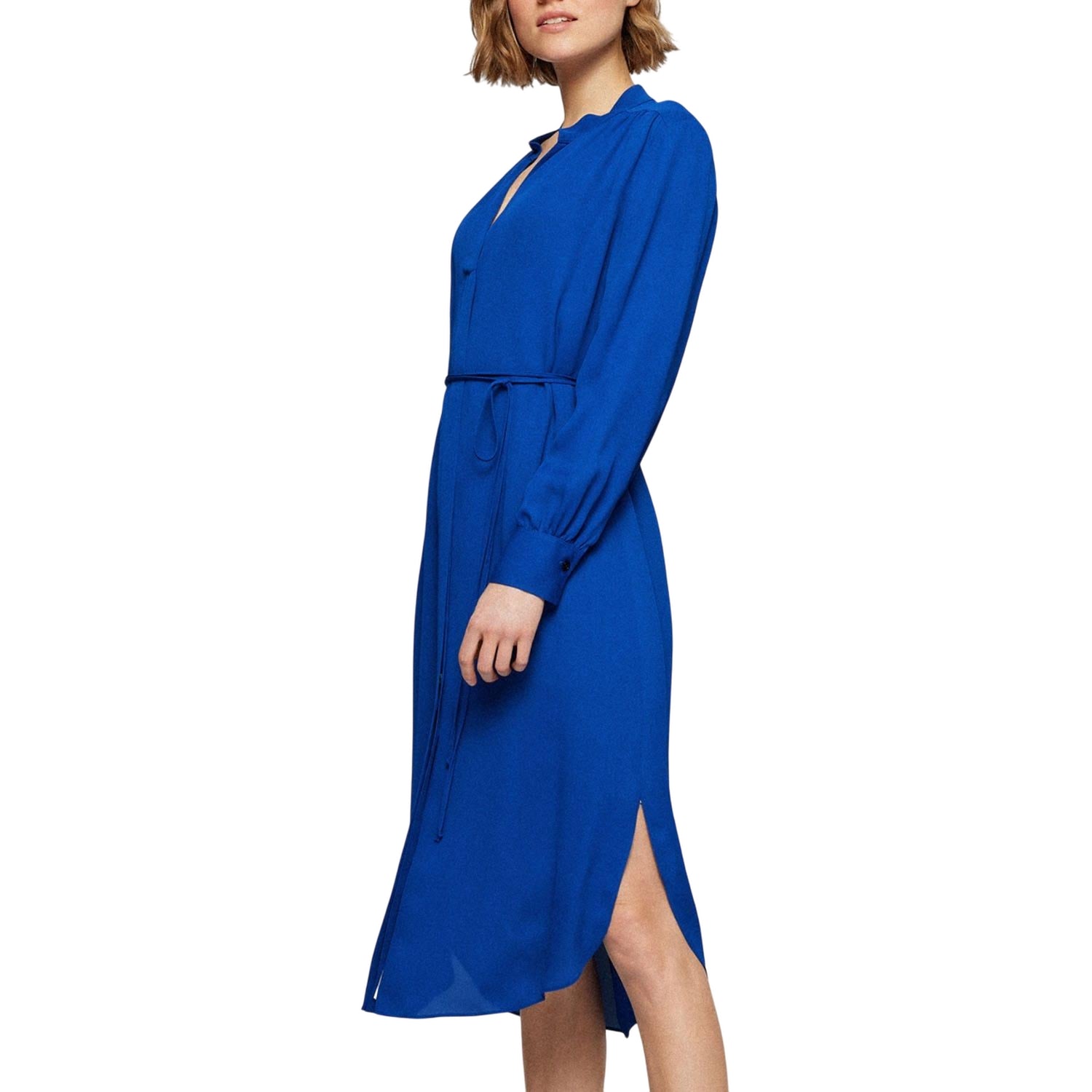 Blue - Lifestyle - Boss Womens-Ladies Dibanora 6 Casual Dress