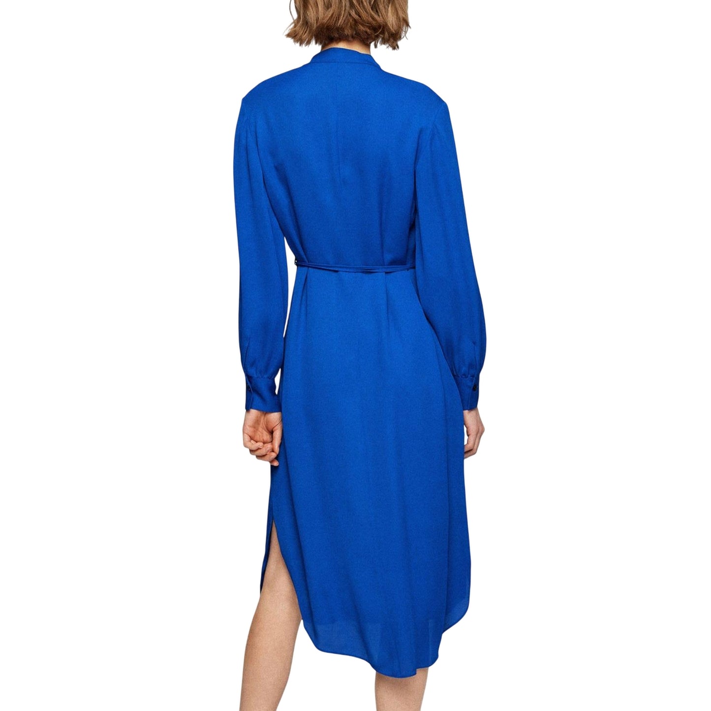 Blue - Back - Boss Womens-Ladies Dibanora 6 Casual Dress