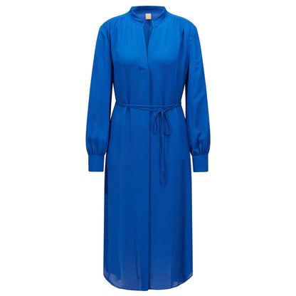 Blue - Front - Boss Womens-Ladies Dibanora 6 Casual Dress