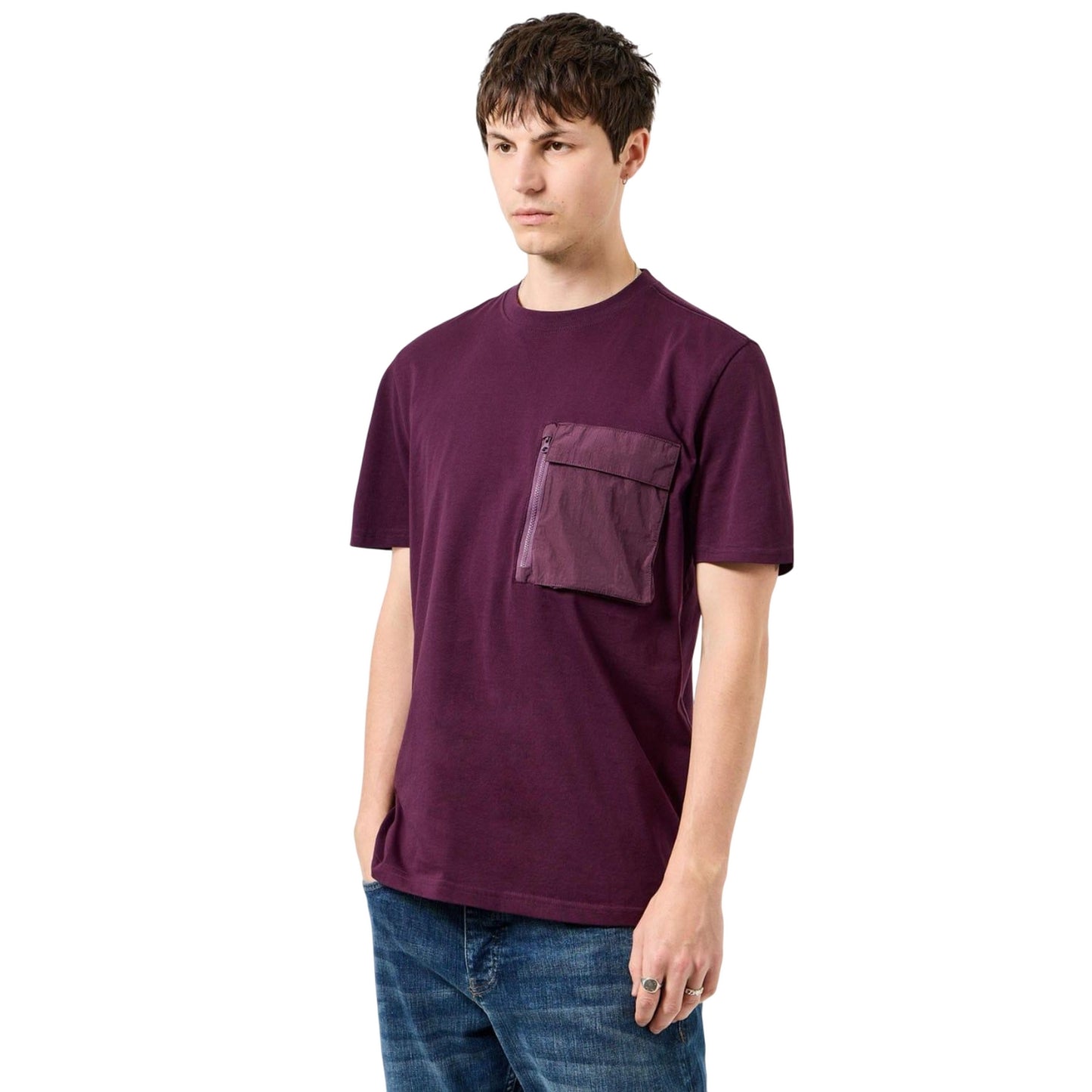 Berry - Lifestyle - Weekend Offender Mens Takaji Parachute Pocket T-Shirt