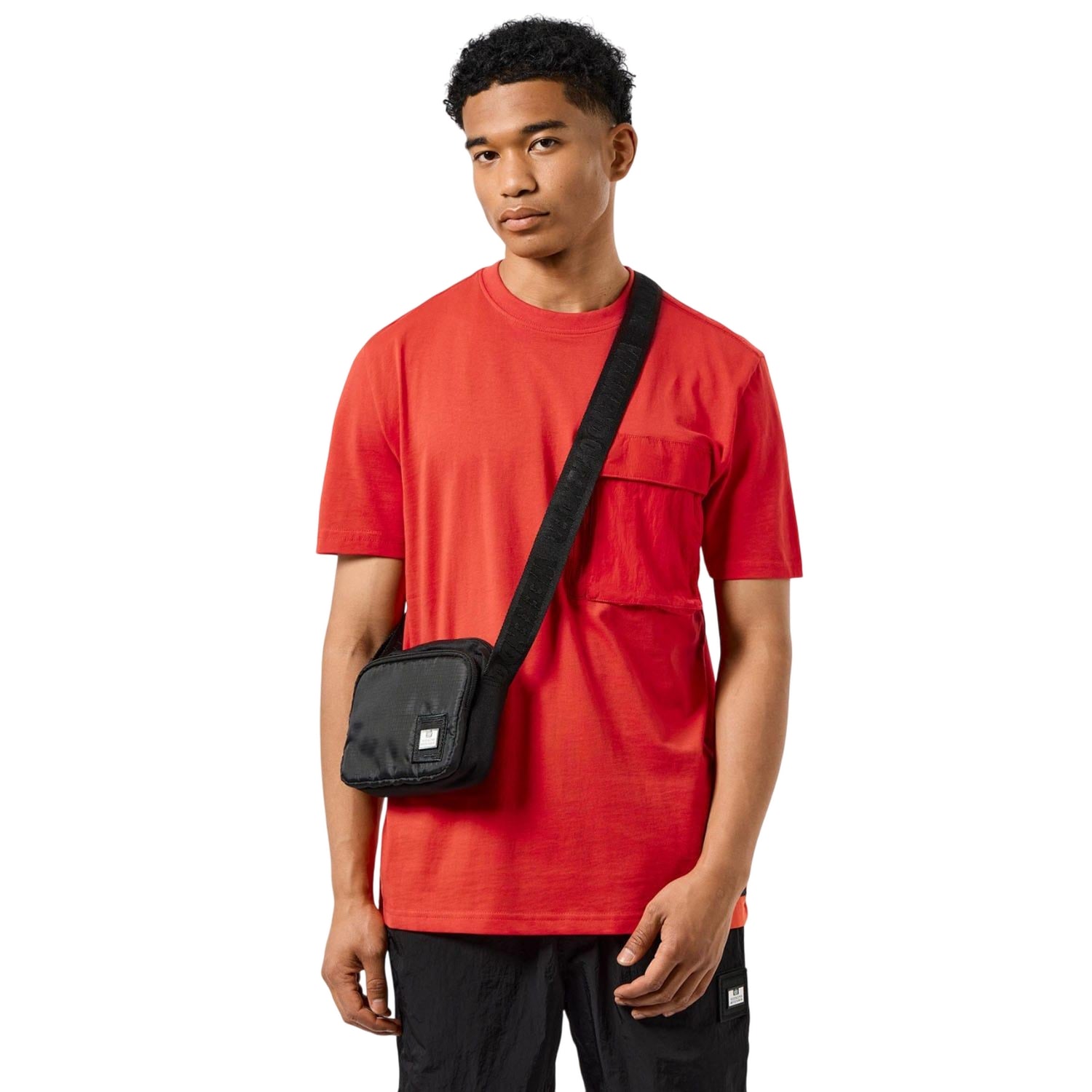 Red - Lifestyle - Weekend Offender Mens Takaji Parachute Pocket T-Shirt