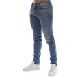 Denim - Side - Diesel Mens 1979 Sleenker Low Rise Skinny Jeans