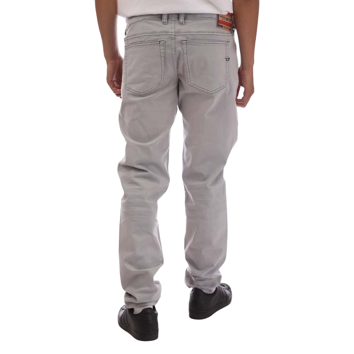 Grey - Back - Diesel Mens 1979 Sleenker Low Rise Skinny Jeans